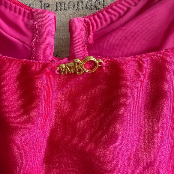 PATBO Women's Starfish Belted One-Piece Swimsuit Cerise XS NWT - Picture 7 of 9
